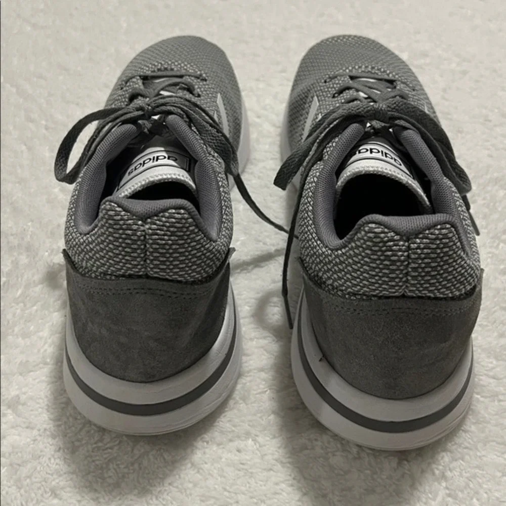 Adidas Lite Racer Sneakers Mens Size 12 Gray Athletic‎ B96555 Mesh Running Shoes